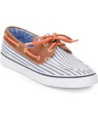 Sperry Top-sider Leather-Trimmed Canvas Boat Shoes - Lyst