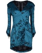 Balmain Short Dress - Lyst