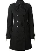 Burberry Double Breasted Trench Coat - Lyst