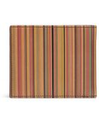 Paul Smith Stripe Leather Billfold Wallet - Lyst
