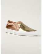 Givenchy Metallic Slipon Trainer - Lyst