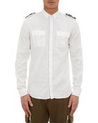 Balmain Military Shirt - Lyst