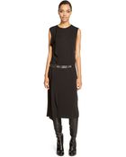 DKNY Side Ruffle Jersey Dress - Lyst