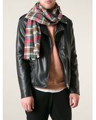 DSquared2 Check Scarf - Lyst