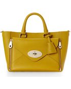 Mulberry Yellow Small Willow Tote - Lyst