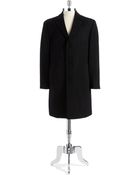 Calvin Klein Wool And Cashmere Coat - Lyst