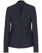 The Row Naya Checked Wool Blazer - Lyst