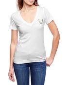 True Religion Embellished Logo Womens T-Shirt - Lyst
