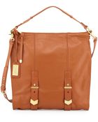 Badgley Mischka Helena Leather Shoulder Bag - Lyst