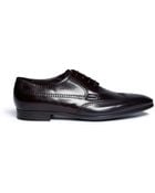 Giorgio Armani Perforated Wingtip Derbies - Lyst