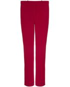 Joseph Crepe Stretch New Eliston Trouser In Ruby - Lyst