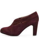 Eileen Fisher Peek Suede Bootie - Lyst