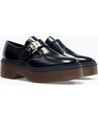 Zara Monk Shoe With Platform Sole - Lyst