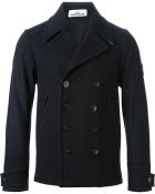 Stone Island Classic Peacoat - Lyst