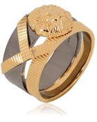 Anthony Vaccarello X Versus Versace Metal Lion Ring - Lyst