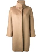 Max Mara Single Breasted Coat - Lyst