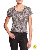Banana Republic Factory Print Luxe-Touch Top - Lyst