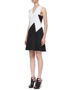 Thakoon Addition Bicolor Pleatedskirt Dress - Lyst
