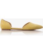 Forever 21 Sleek Pointed Toe Flats - Lyst
