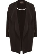 River Island Grey Relaxed Waterfall Coat - Lyst