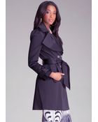 Bebe Hannah Trench Coat - Lyst