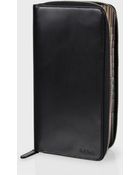Paul Smith Black Leather Travel Case - Lyst