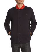 Opening Ceremony Navy Jersey Jacket - Lyst