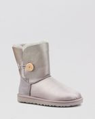 Ugg Boots Bailey Button Metallic - Lyst