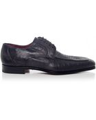 Magnanni Lace Up Snake Shoes - Lyst