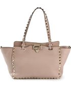 Valentino Rockstud Trapeze Tote - Lyst