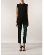 Derek Lam Cut Out Blouse - Lyst