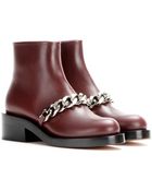 Givenchy Laura Leather Ankle Boots - Lyst