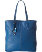 Tumi Carli Northsouth Leather Tote - Lyst