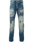 PRPS 'Vintage Duff' Skinny Trousers - Lyst