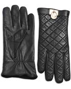 Michael Kors Quilted Leather Gloves - Lyst