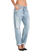 McQ by Alexander McQueen Patched Boyfriend Jean - Lyst
