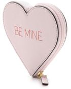 Rebecca Minkoff Be Mine Heart Pouch - Pale Pink - Lyst