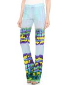 MSGM Tie Dye Pants - Purple - Lyst
