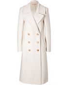Michael Kors Wool Long Wool Double-Breasted Coat - Lyst