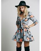 Free People Tied Up In Love Dress - Lyst