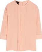 By Malene Birger Agathe Pleated Crepe Top - Lyst