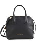 Burberry Sm Greenwood Grain Leather Bag - Lyst