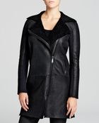 Elie Tahari Lexie Shearling Coat - Lyst