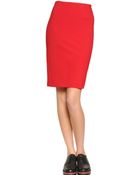 M Missoni Stretch Viscose Blend Jersey Skirt - Lyst