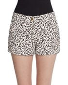 Tibi Cheetah-Print Shorts - Lyst