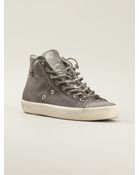 Leather Crown Hi-top Sneakers - Lyst