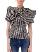 Marc By Marc Jacobs Yoko Gingham Bow Top - Lyst