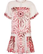 Philosophy di Alberta Ferretti Silk Print Dress - Lyst
