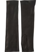 Barneys New York Long Fingerless Gloves - Lyst