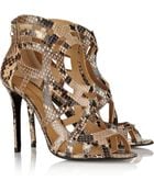 Nicholas Kirkwood Laser-Cut Python Sandals - Lyst